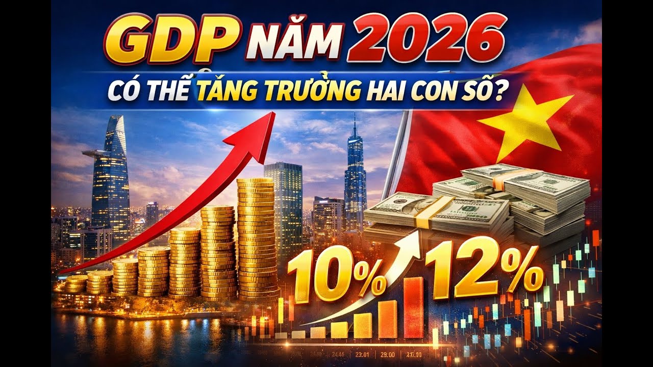 GDP NĂM 2026 CÓ THỂ TĂNG TRƯỞNG HAI CON SỐ?