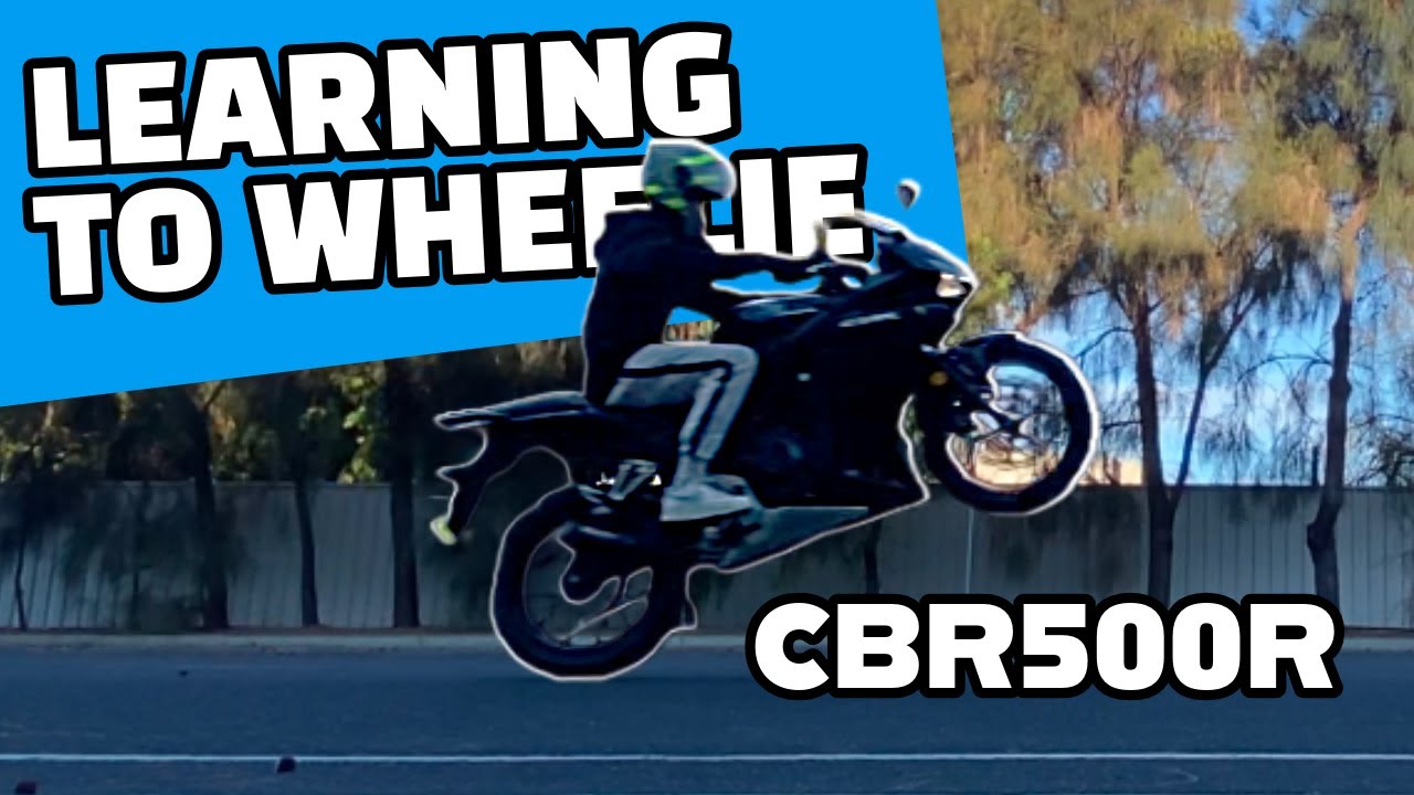 Learning to wheelie | CBR500R