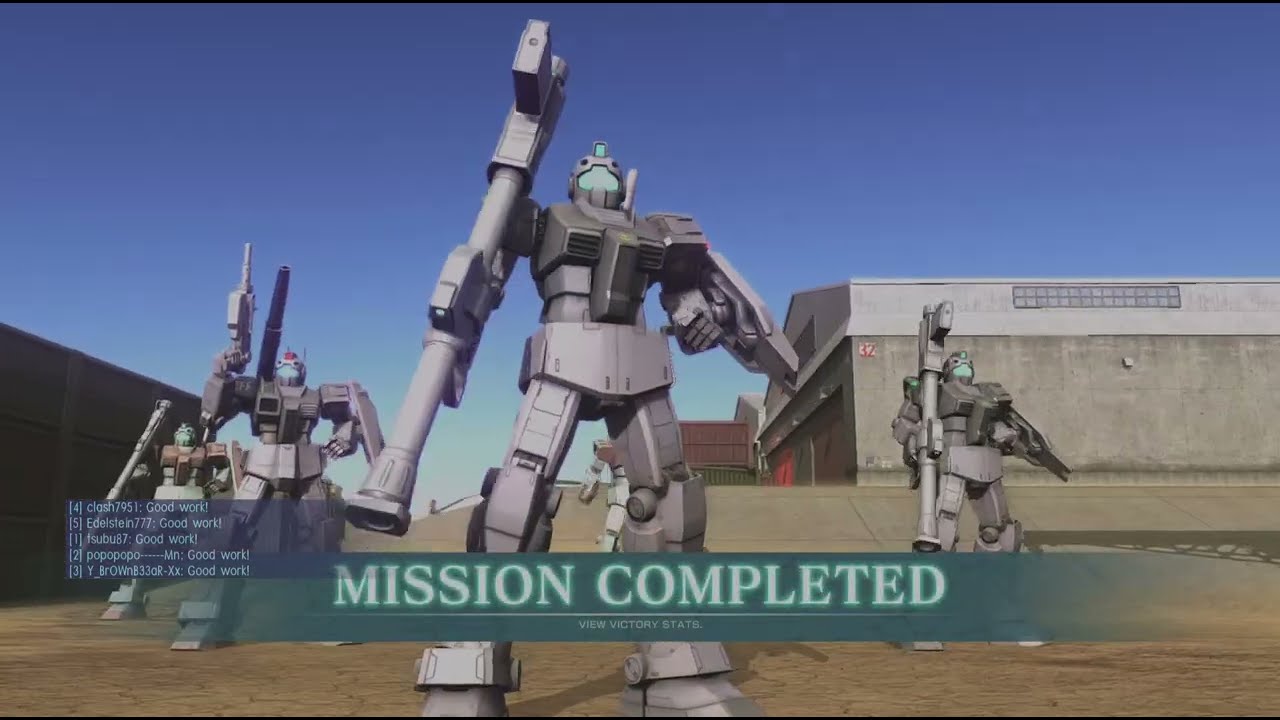 Gundam Battle Operation 2 -GBO 2- Situation Battle ground - Maxed GM Ground Type [WD]
