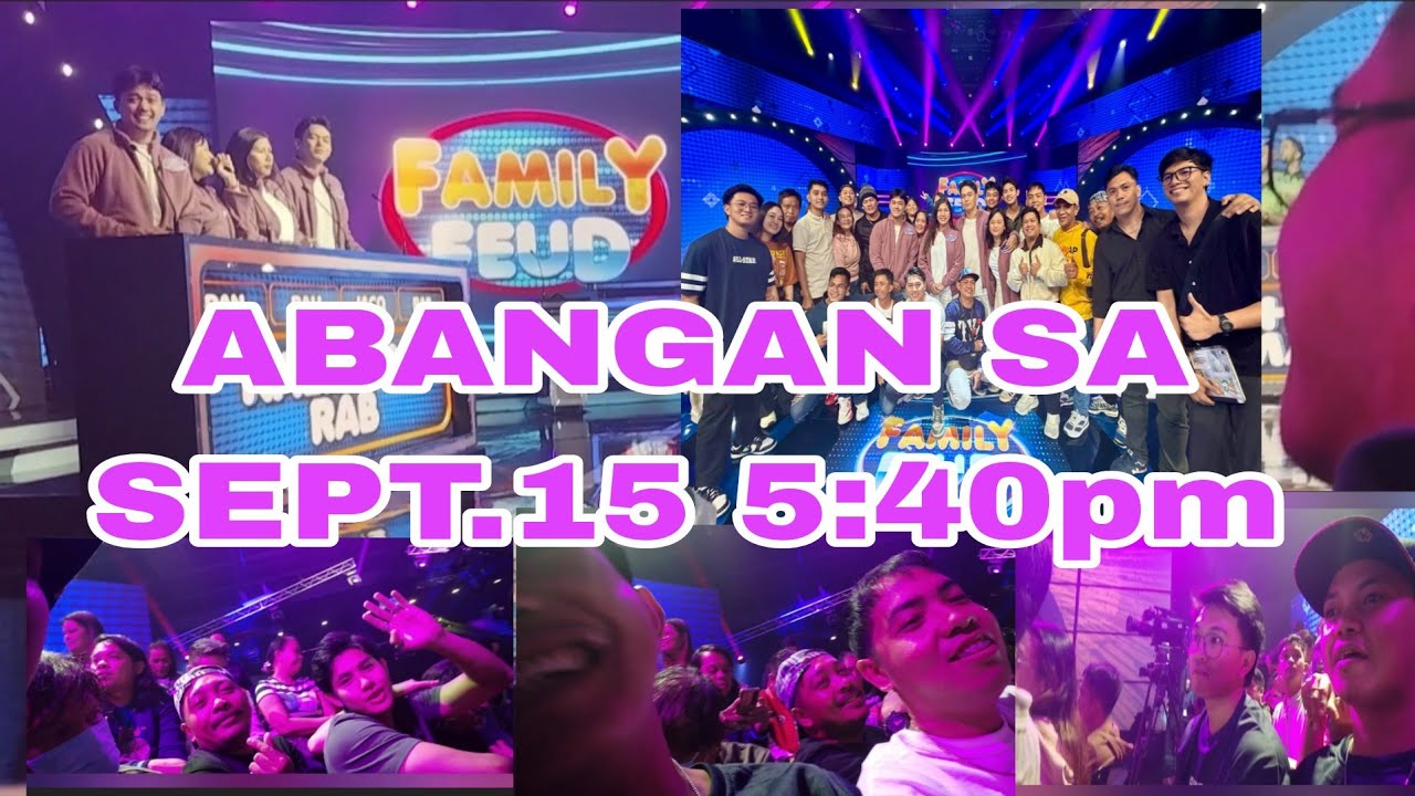 ABANGAN ANG TEAM KALINGAP RAB SA FAMILY FEUD GMA7 SA DARATING NA SEPT.15 540PM.