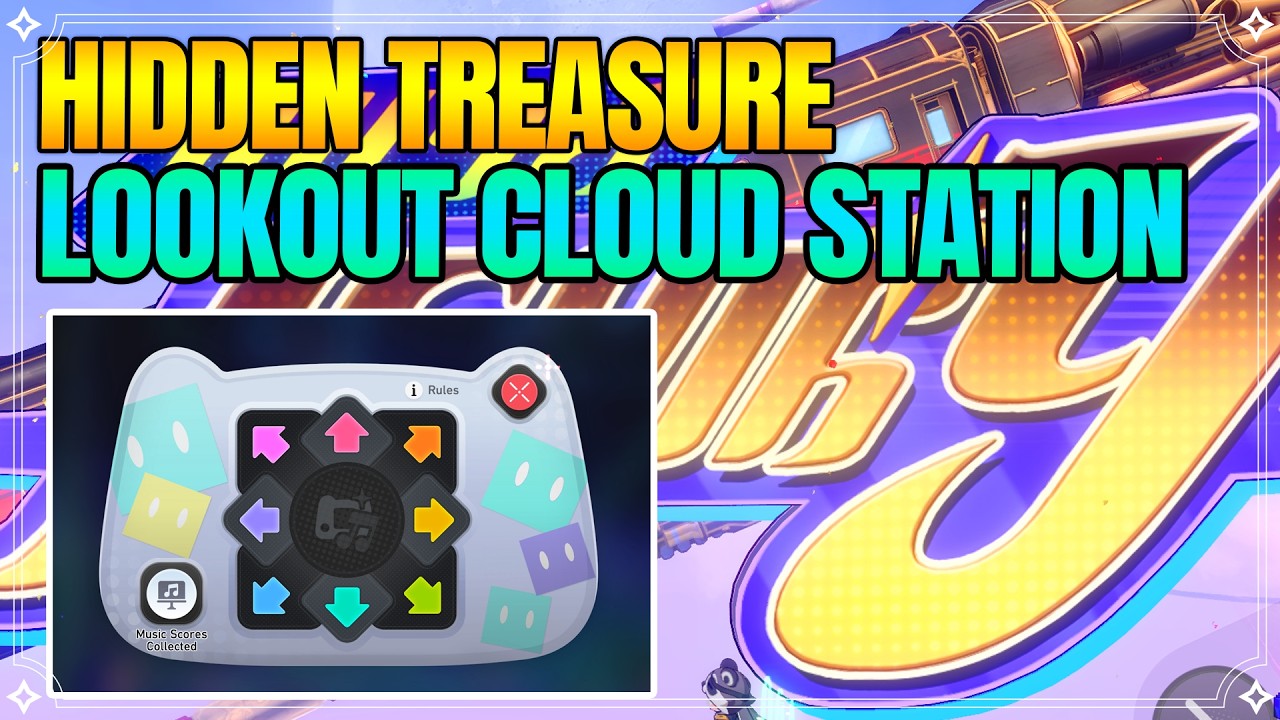 Hidden Chest in Lookout Cloud Station - Bizzarre Melody - Music Scores【Honkai: Star Rail】
