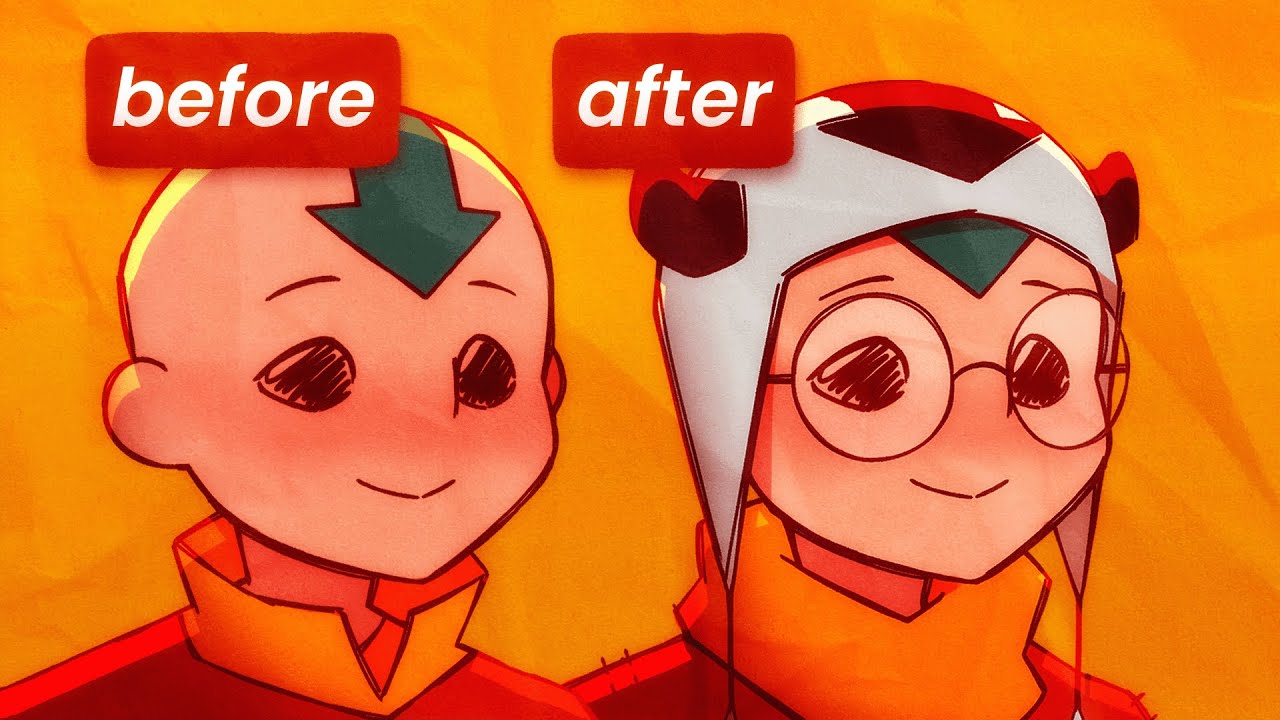 I re-designed team avatar as college students | avatar: the last air-bender re-designed