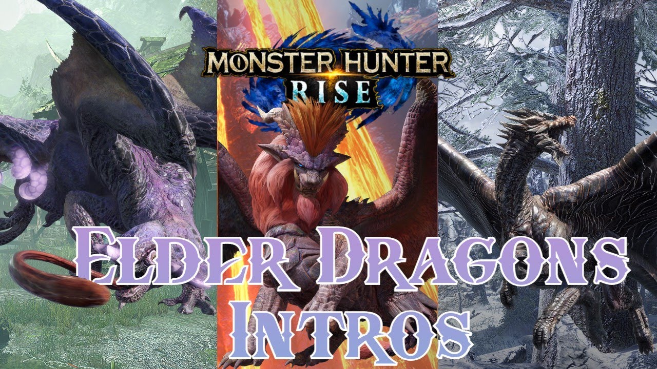 All Elder Dragon Intro | Monster Hunter Rise