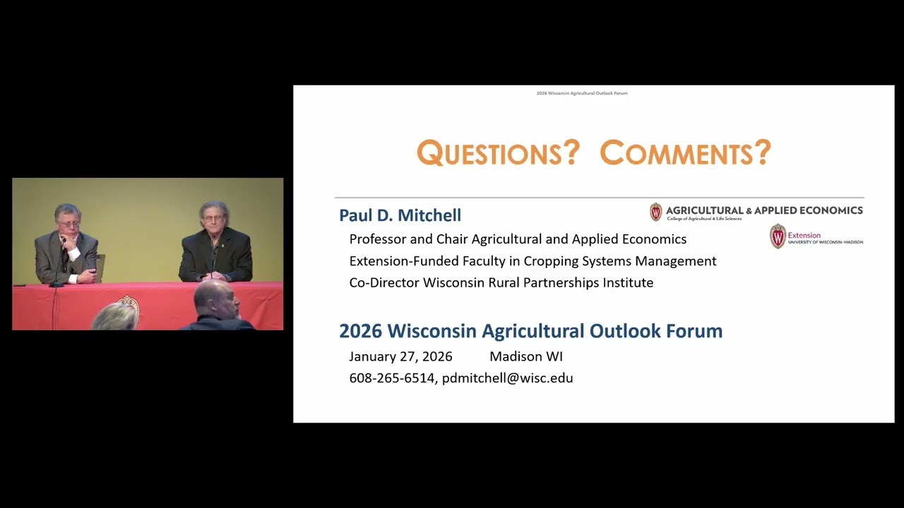 2026 Ag Forum | Economy and Farm Income Q&A