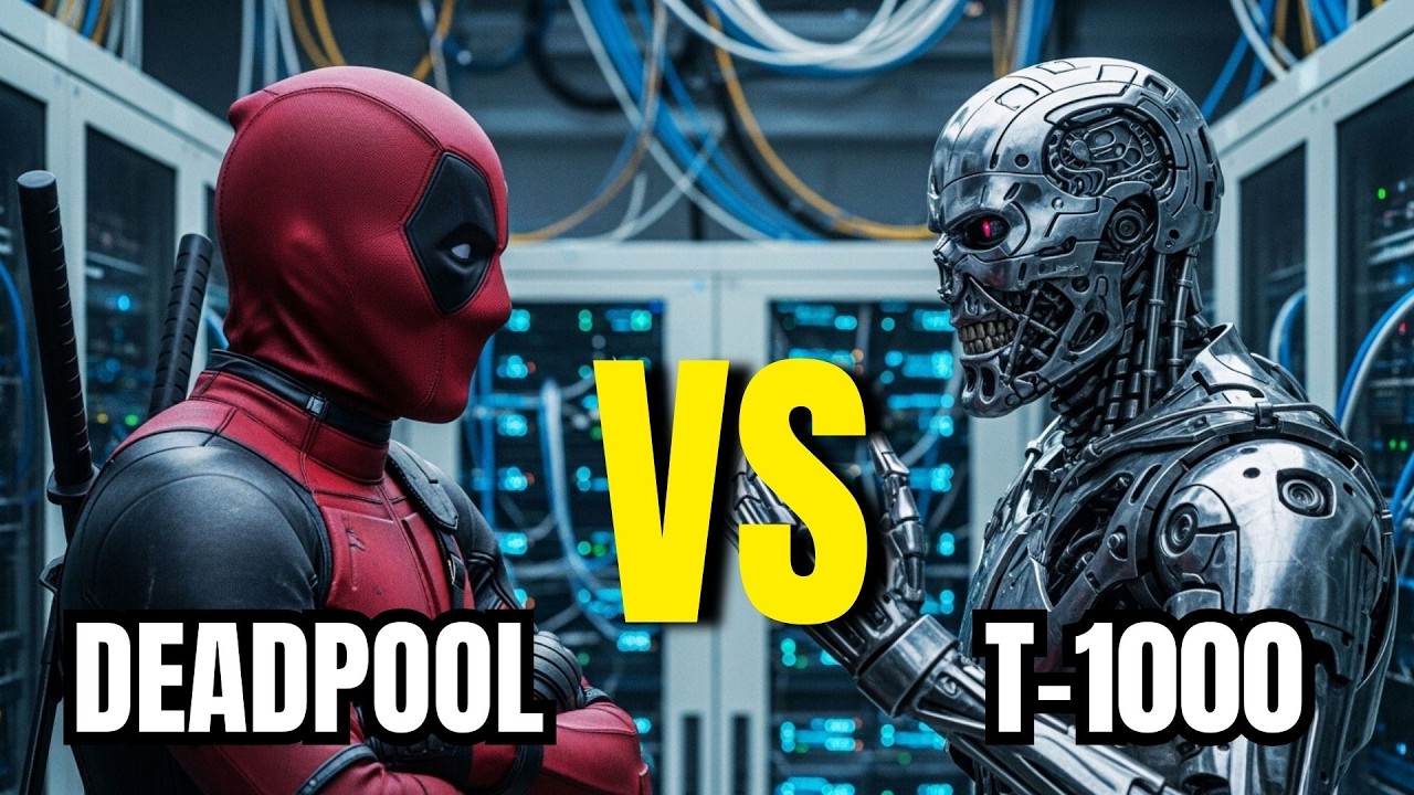 Deadpool vs. T-1000: Destroying SKYNET