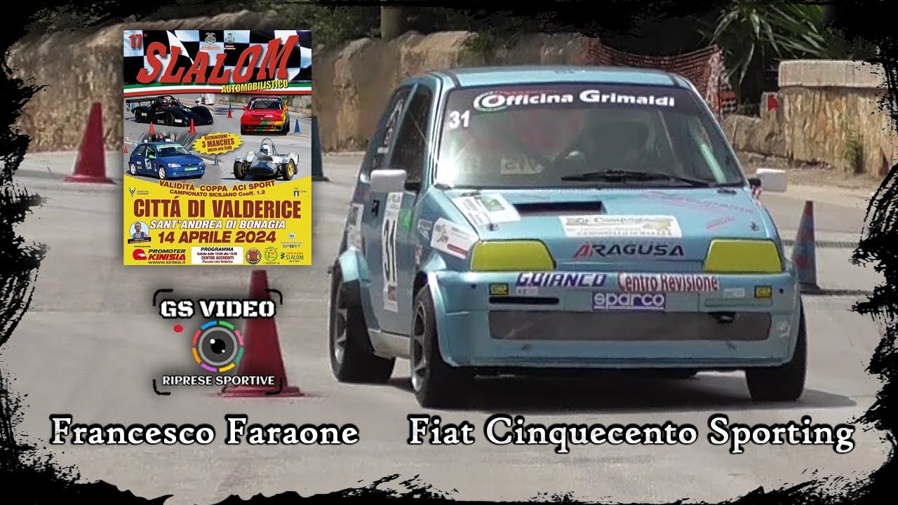 17° Slalom Città di Valderice-Sant'Andrea di Bonagia | Francesco Faraone | Fiat Cinquecento Sporting