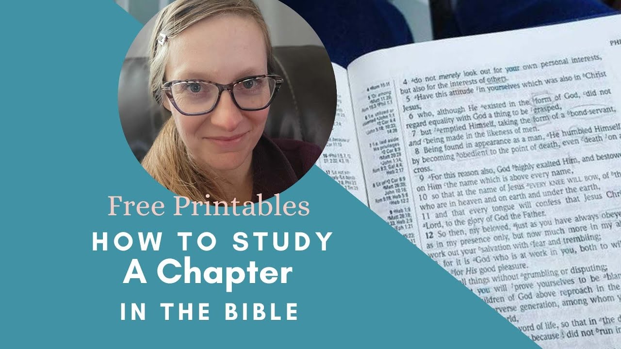How To Study A Chapter In The Bible | In-Depth Bible Study Tips