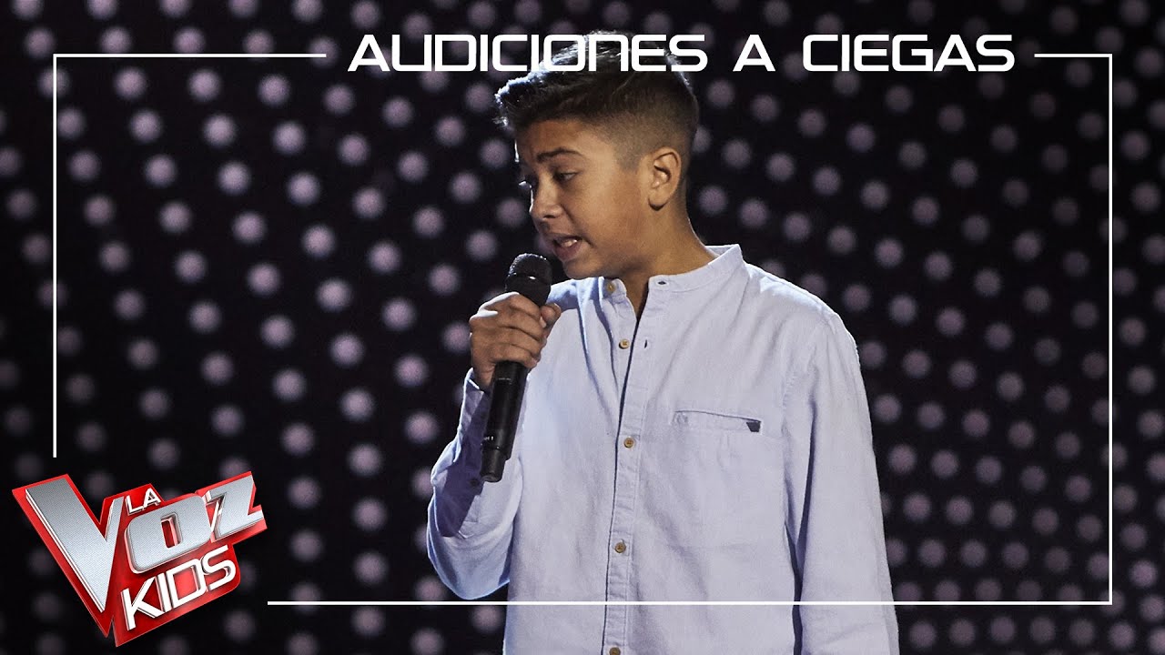 Dayron Jiménez canta 'El pez más viejo del río' | Audiciones a ciegas | La Voz Kids Antena 3 2021