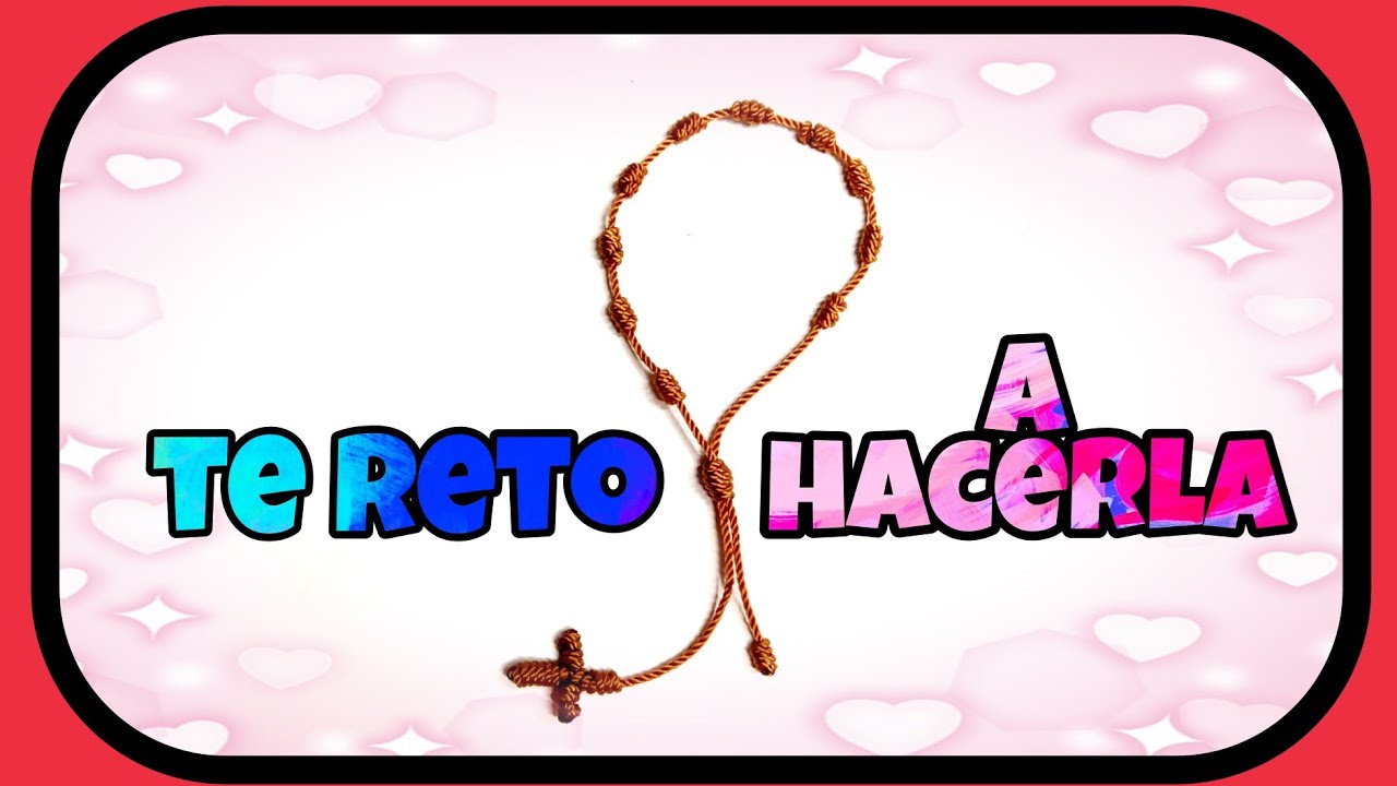Decenario 💐 con NUDOS FRANCISCANO (VIDEO 38)
