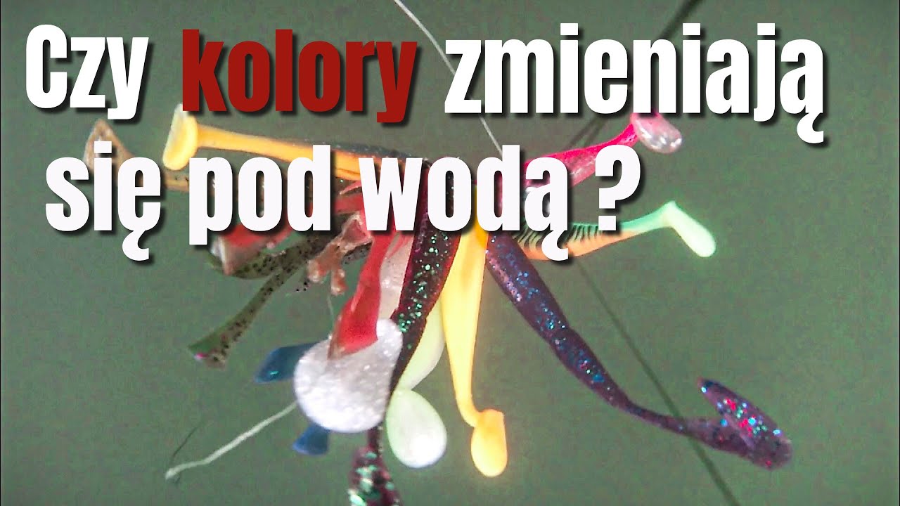 Czy kolory przynęt pod wodą się zmieniają?▪️ Jak ryby widzą nasze przynęty?