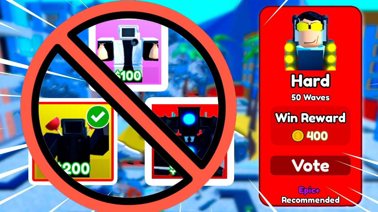 COMO PASAR MODO HARD sin LEGENDARIAS, ni MÍTICAS! 😎👍🚽 Toilet Tower Defense (ROBLOX)