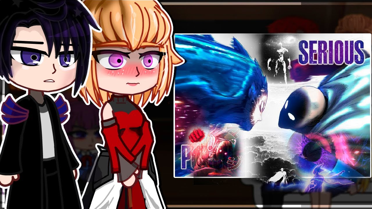 S-Rank Hunters Korea + Japanese react to One Punch Man | Saitama, Garou, Tatsumaki, King | Gacha