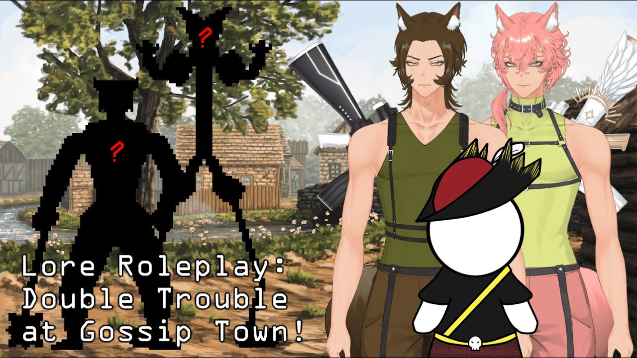 【LORE ROLEPLAY】Double Trouble at Gossip Town! 🎭