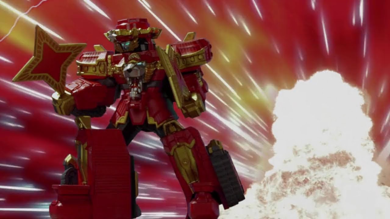 Enter Lion Fire Megazord