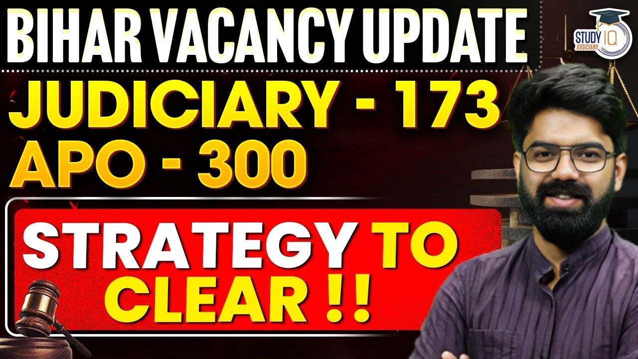 Bihar Judiciary & APO 2026: 473+ Vacancies! 🔥 Best Strategy by Amit Sir