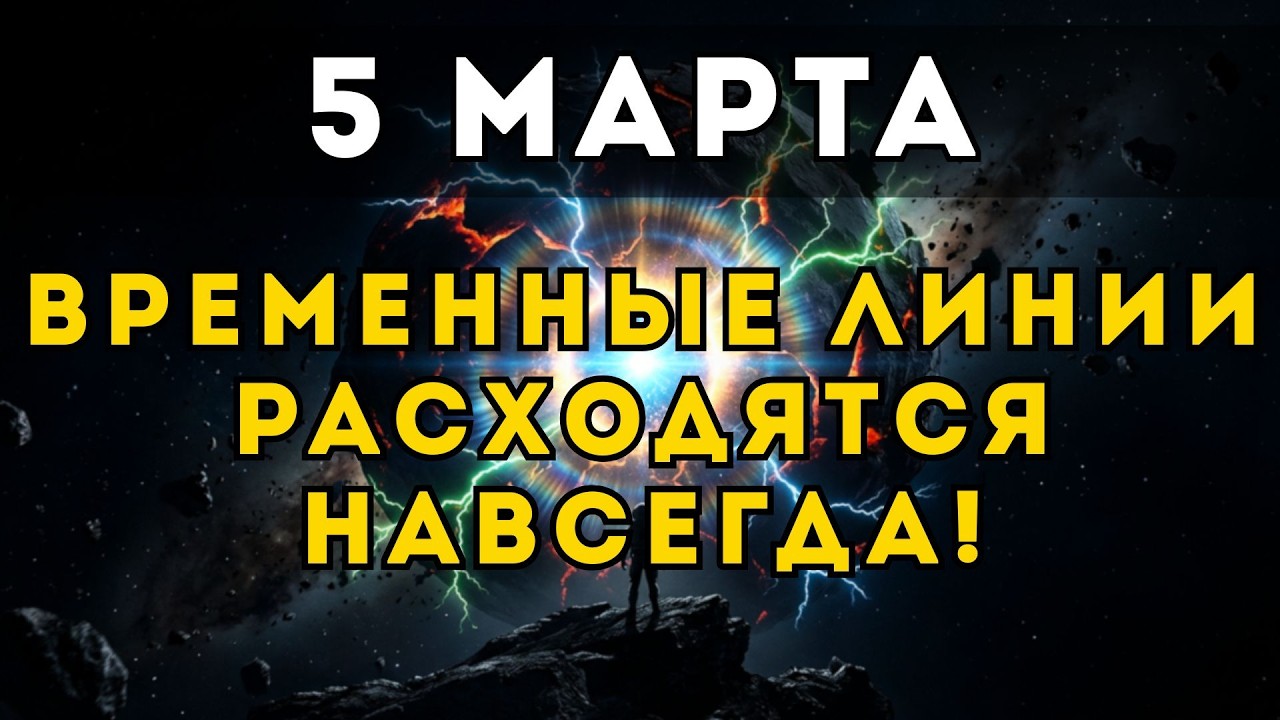 5 МАРТА / СТЕЛЛИУМ: Точка разлома! Почему твоя реальность разделится надвое?