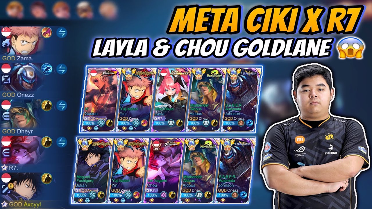 Reaksi R7 Main Meta Ciki !! R7 Pick Layla Apakah Bisa Menang ?!?