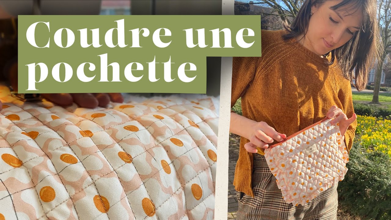 TUTO COUTURE - Pochette matelassée avec Froufrous