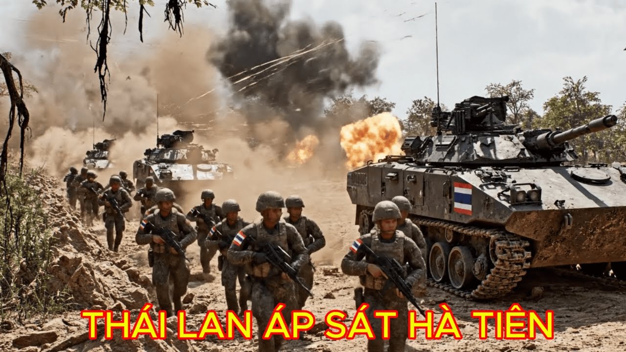 500000 Quân THÁI LAN Áp Sát Hà Tiên - Việt Nam Đưa Xe Tăng T90 Ra Trận