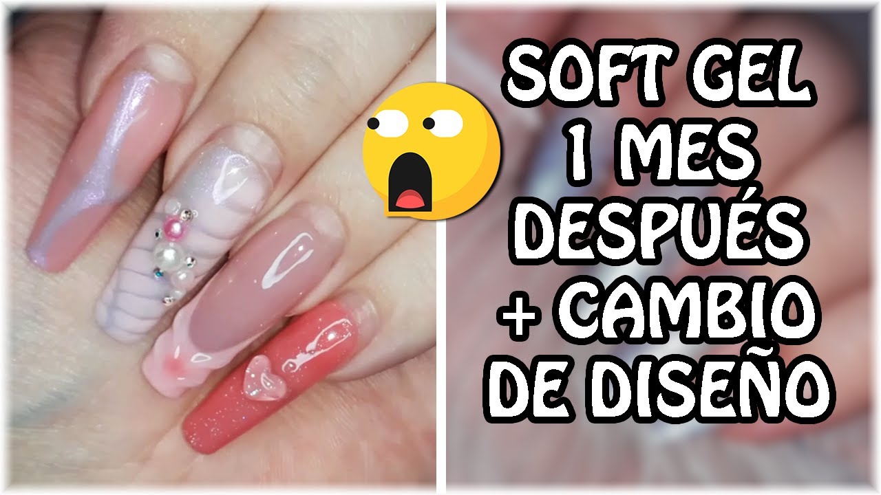 RETOQUE en Uñas SOFT GEL X + nuevo diseño 💙 Pearly Blue