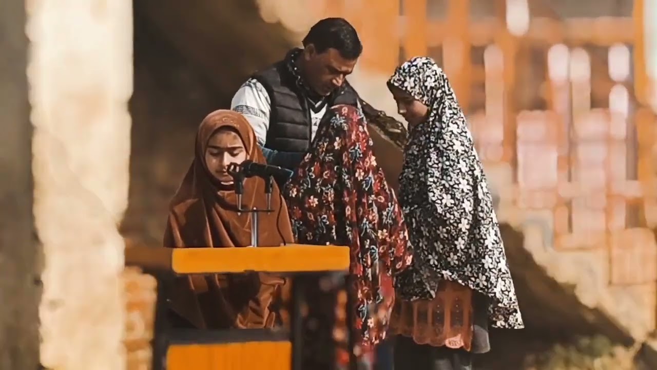 Melodious prayer in kashmiri |student reciting in kashmiri 