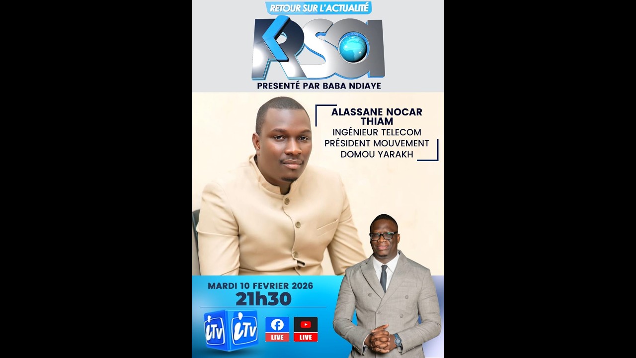🛑  |DIRECT| RSA DU 10 FEVRIER 2026 AVEC BABA NDIAYE ET ALASSANE NOCAR THIAM
