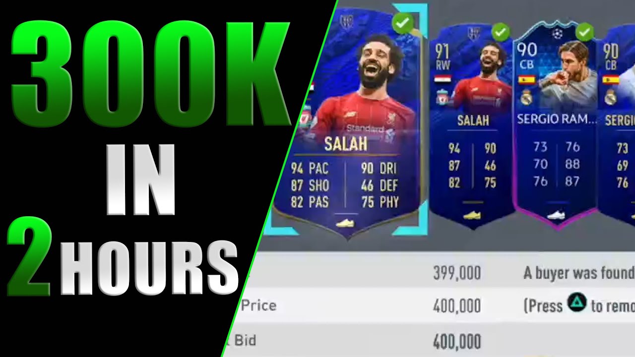 HOW I MADE 300K IN 2 HOURS?! (FIFA 20 TRADING)