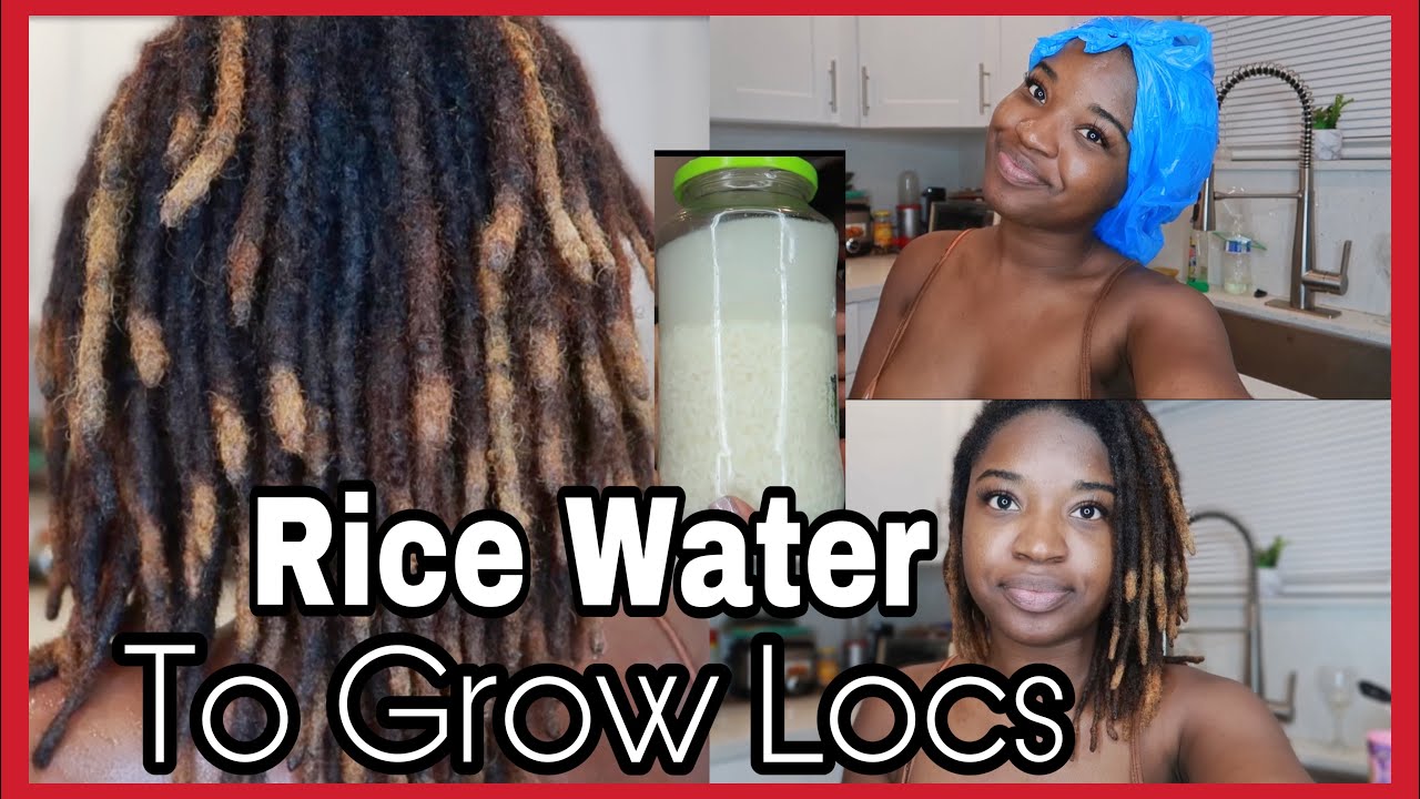 Rice Water On Locs - Part 1 | Growing Longer Locs | #KUWC