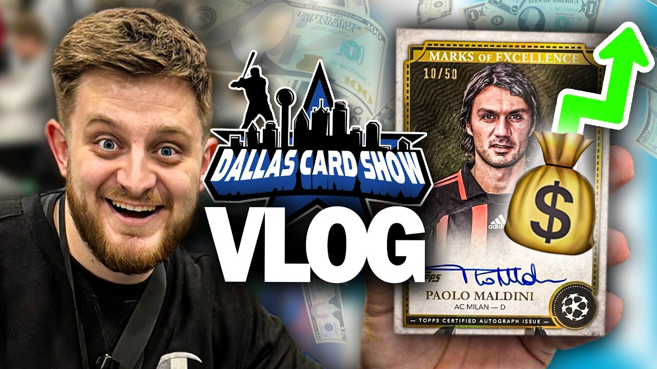 I DOUBLED MY MONEY at an AMERICAN SPORTS CARD SHOW! (Dallas Card Show!)