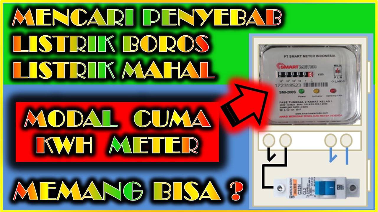 LISTRIK BOROS / LISTRIK MAHAL? CEK PAKAI KWH METER LAMPU INDIKATOR IMPULS KW