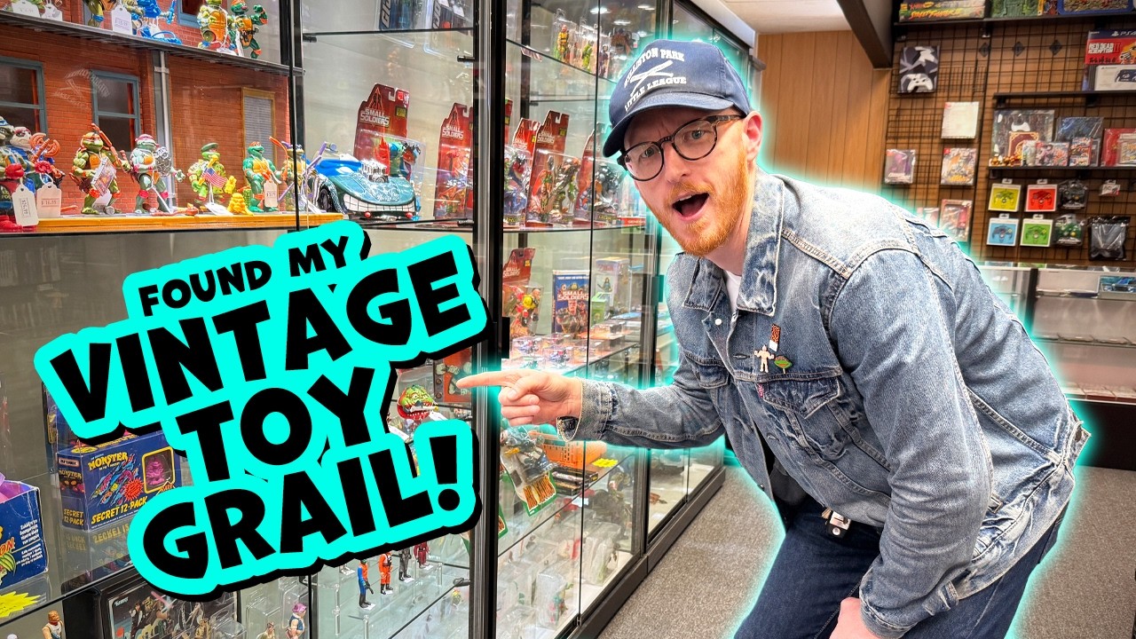 My VINTAGE TOY GRAIL Just Sitting There?! (TOY HUNTING!)