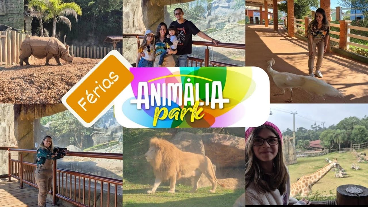 Fomos ao ANIMALIA PARK / LUGAR INCRIVEL 😍/ Mostrei todos os ANIMAIS e mais