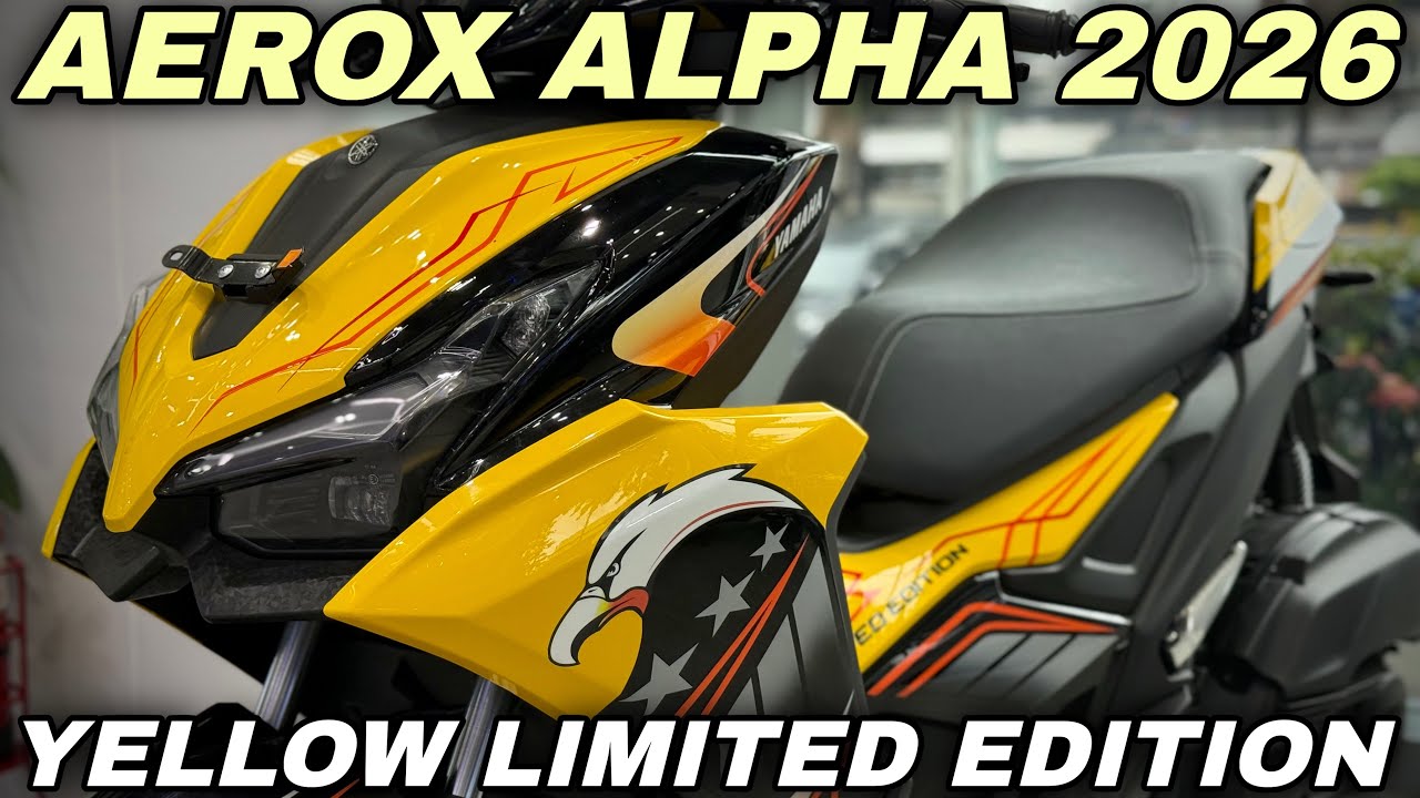 INI BARU KEREN‼️YAMAHA AEROX ALPHA 2026 LIMITED EDITION
