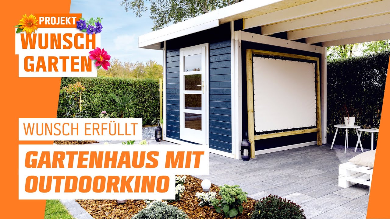Wunschprojekt | Gartenhaus mit Outdoorkino