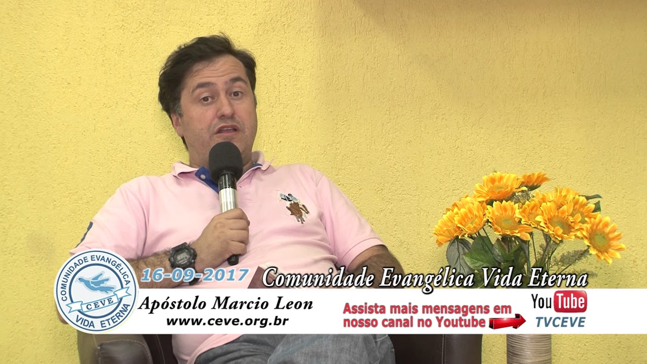TV CEVE Alimento Di&aacute;rio com Ap&oacute;stolo M&aacute;rcio Leon 16 09 2017