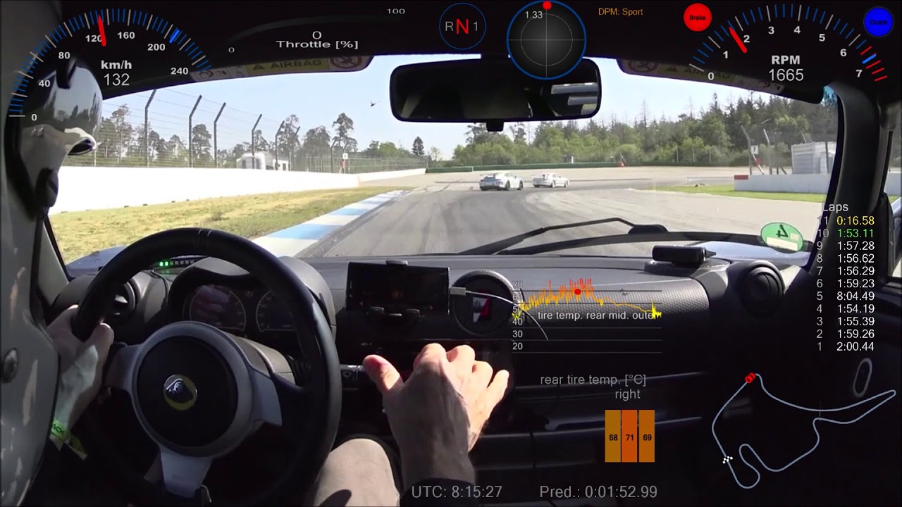 komo-tec Lotus Exige EX460 with sequential gear box, 16.05.2020, Hockenheim GP