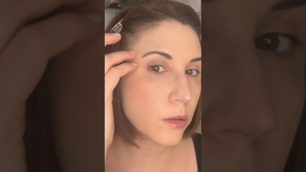 Go-to work makeup, over 40 makeup.  #shorts, #workmakeup, #over40