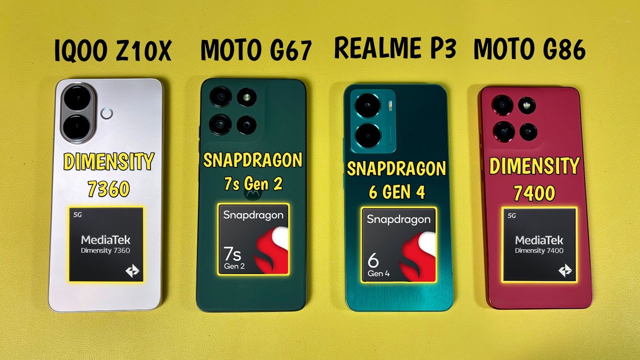 MENCARI CHIPSET 3 JUTAAN TERBAIK! Compare Performa 4 Hp 3 Jutaan!