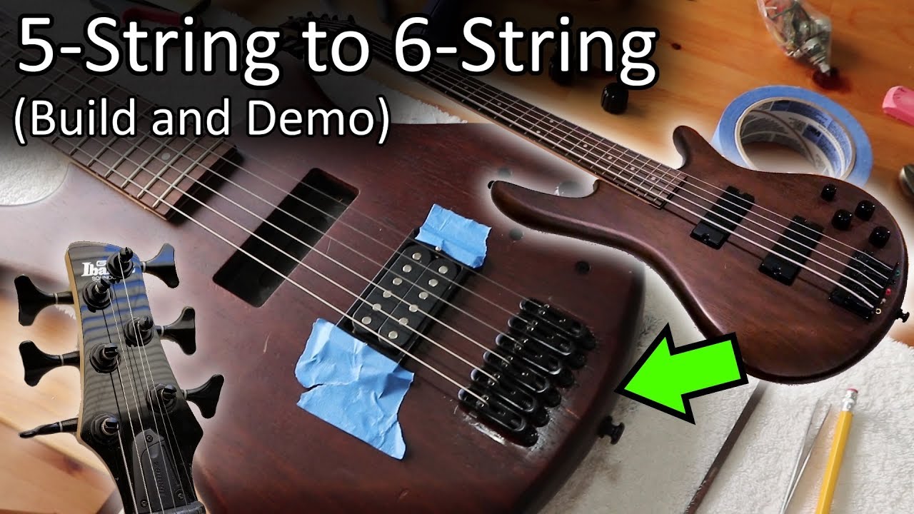 5-String Bass To 6-String Baritone Build (...and Tone Demo)