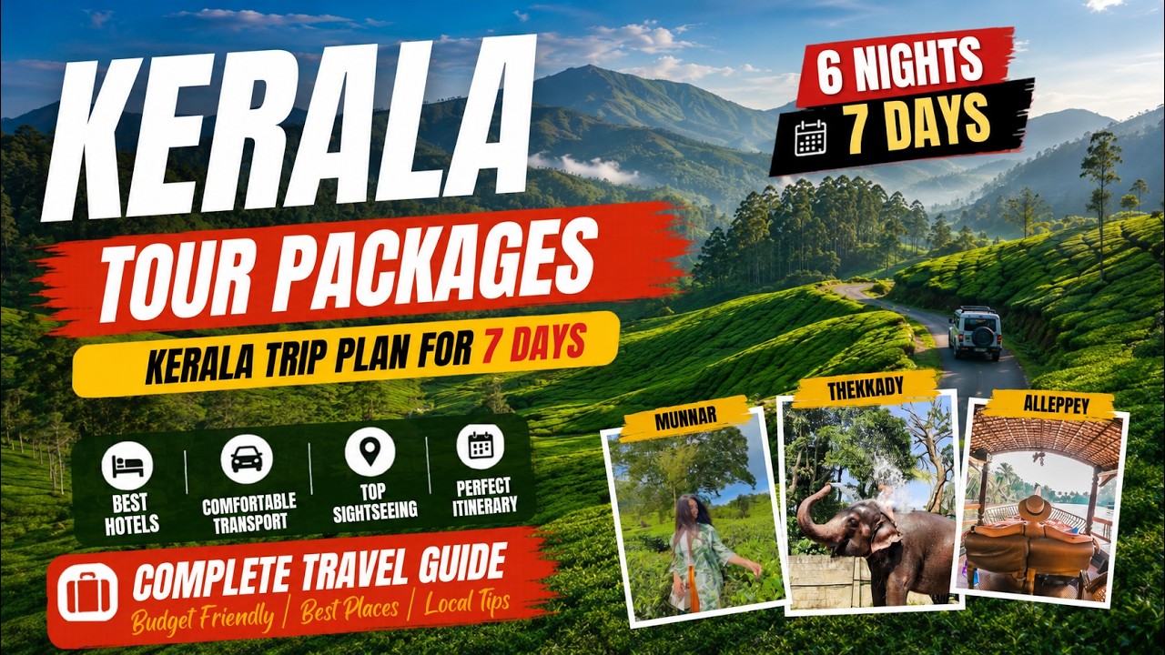 Kerala tour package | Complete Package in 7 Days |  All-Inclusive Guide | Travel Connection