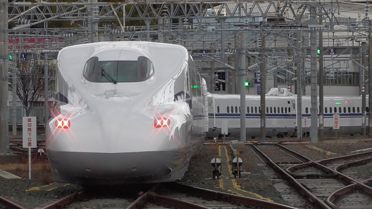 [N700S 2次車] N700S J41編成浜松工場構内試運転