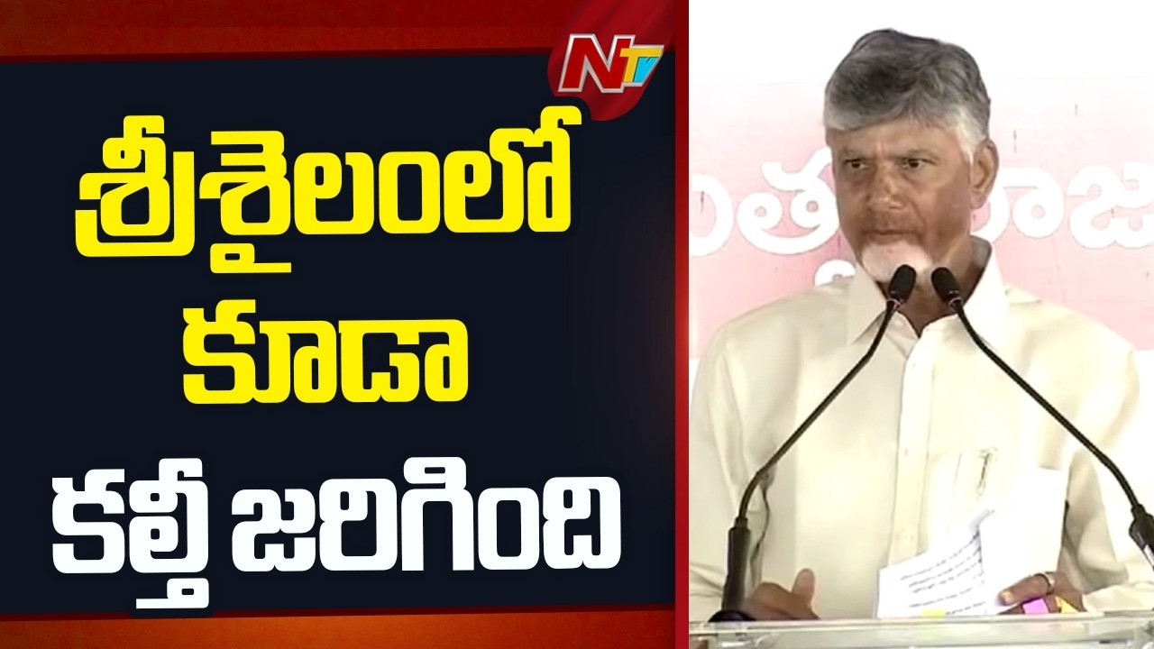 Srisailam: శ్రీశైలం ప్రసాదంపై సీఎం చంద్రబాబు సంచలన వ్యాఖ్యలు | NTV Telugu