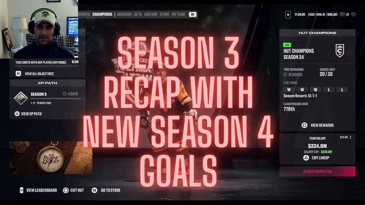 THE END OF SEASON 3 IS HERE NHL 26 SEASON 4 WE PUSH FOR ULTIMATE.