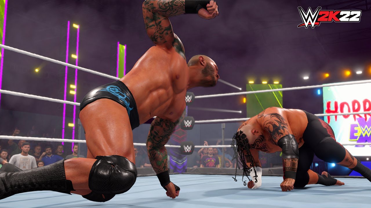 WWE 2K22 Umaga vs Randy Orton