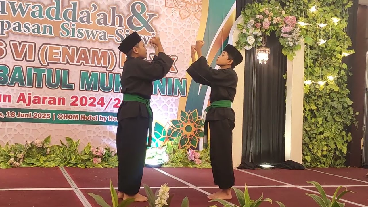 Penampilan Pencak Silat Pagar Nusa MI NU Baitul Mukminin