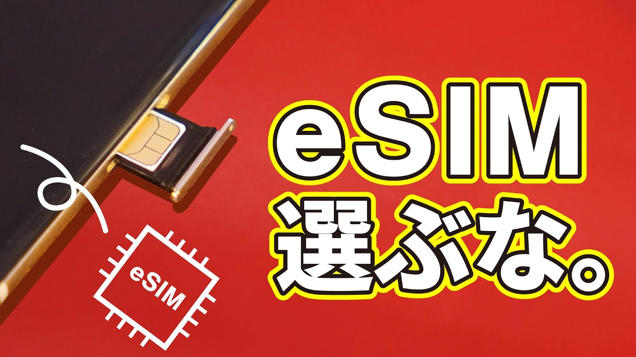 【eSIMとは】結局SIMカードに戻した理由、使ってみて感じた不安なところ