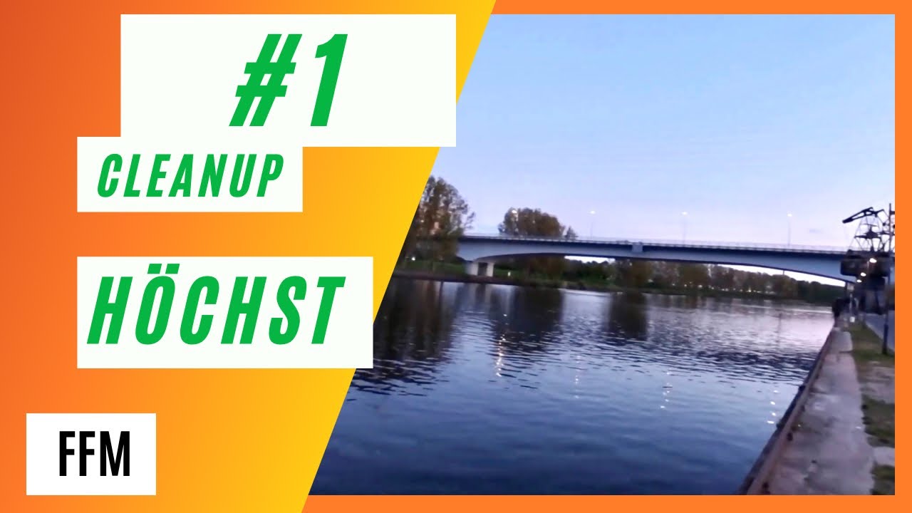 Cleanup #1 | Brüningpark in Frankfurt Höchst | Müll sammeln