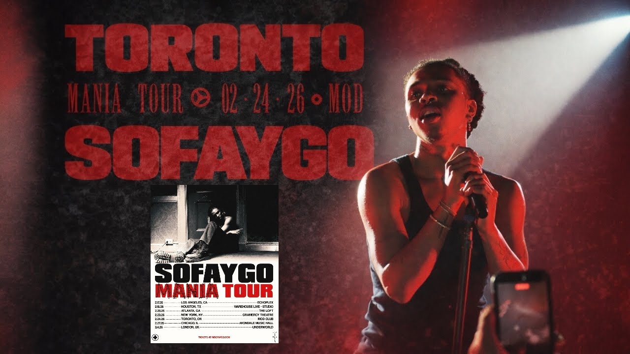 SoFaygo Live in Toronto Canada (MOD Club) MANIA TOUR (Full Performance 4K 60FPS) | 2/24/26