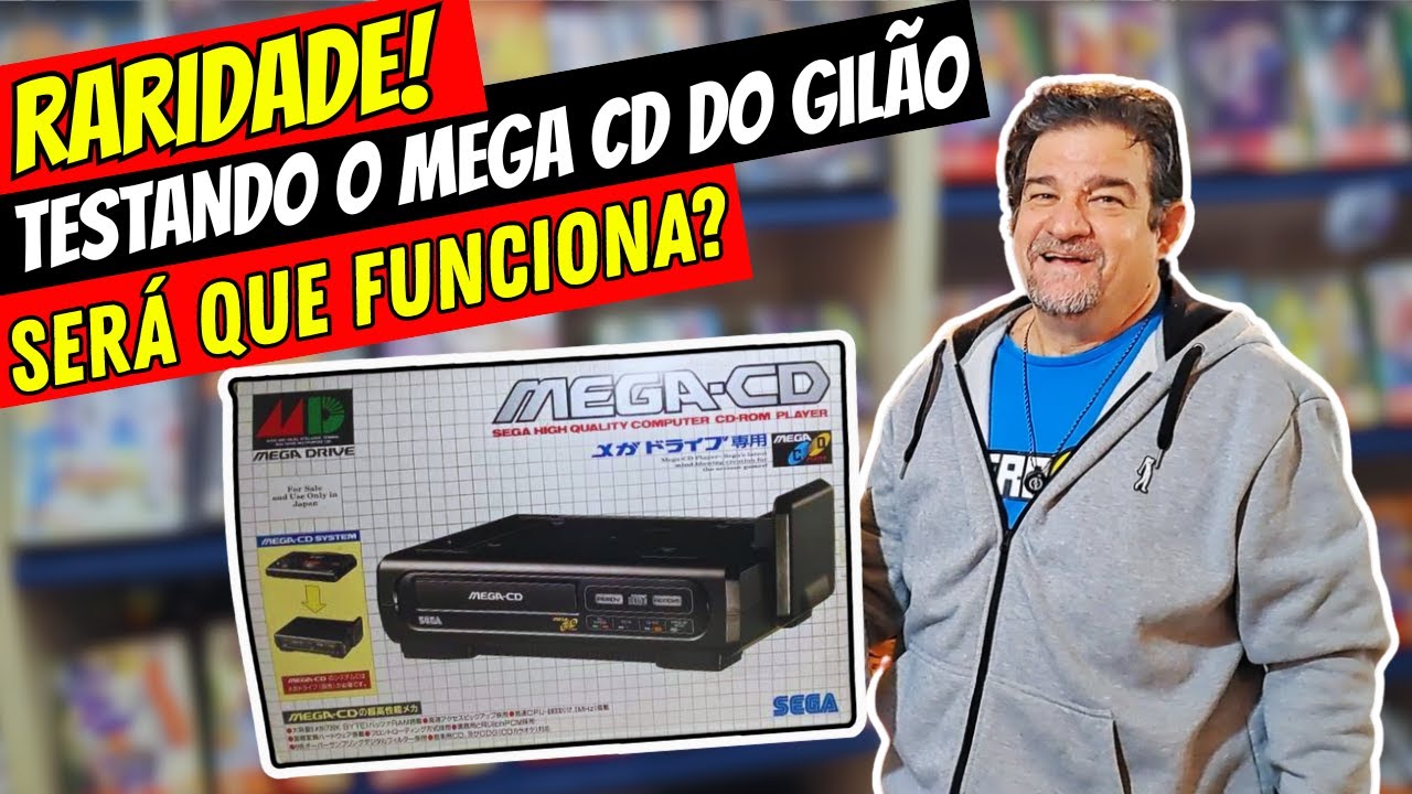 TESTANDO O MEGA CD DO GILÃO , SERÁ QUE FUNCIONA?
