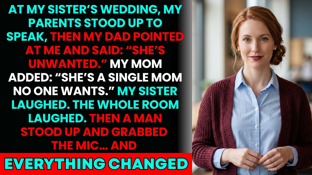 My Parents Called Me “Unwanted” At My Sister’s Wedding—She Laughed, And The Guests Laughed Too